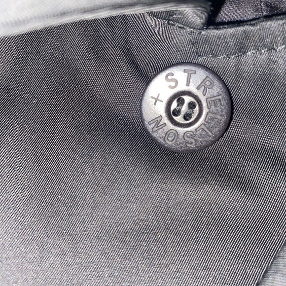 Strellson Men's Jacket Wooster Size‎ 50 Black Hidden Buttons Pockets Rain - Picture 7 of 16
